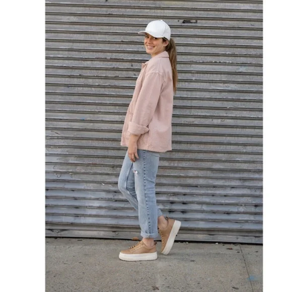 J/SLIDES West Nude Leather Platform Shoes - Picture 13 of 13